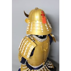 画像9: 1【O-073】白糸威金塗桶側二枚胴具足 