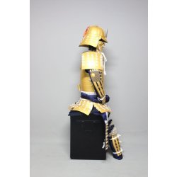 画像4: 1【O-073】白糸威金塗桶側二枚胴具足 