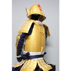 画像10: 1【O-073】白糸威金塗桶側二枚胴具足 