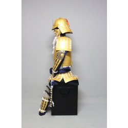 画像5: 1【O-073】白糸威金塗桶側二枚胴具足 