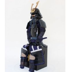 画像3: 5【O-058】紺糸威黒桶側二枚胴具足（鍬形）