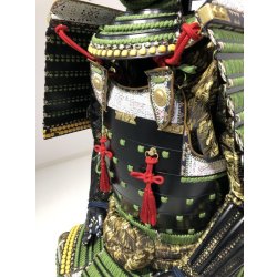 画像9: 16【O-027】蓬糸威菱綴二枚胴具足