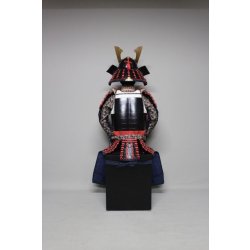 画像6: 8【O-048】赤糸威伊予素懸二枚胴具足　(艶消塗) 