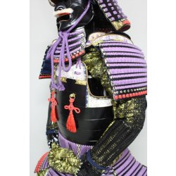 画像8: 11【O-040】紫糸威平角脇立ニ枚胴具足 