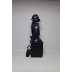 画像5: 4【O-065】濃紺糸威黒桶側二枚胴具足（手時代塗）