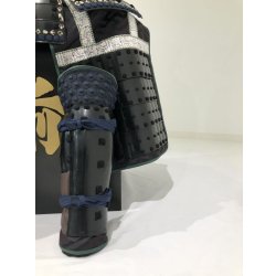 画像7: 14【O-036】黒糸威縦矧二枚胴具足 