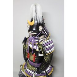 画像6: 12【O-039】藤白糸威毛立二枚胴具足 