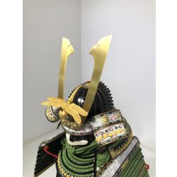 画像10: 16【O-027】蓬糸威菱綴二枚胴具足