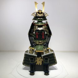 画像1: 16【O-027】蓬糸威菱綴二枚胴具足