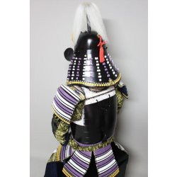 画像8: 12【O-039】藤白糸威毛立二枚胴具足 