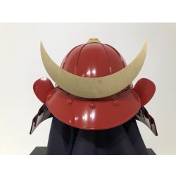 画像11: 2【O-079】濃紺糸威赤艶消鋲綴二枚胴具足（桃形兜)