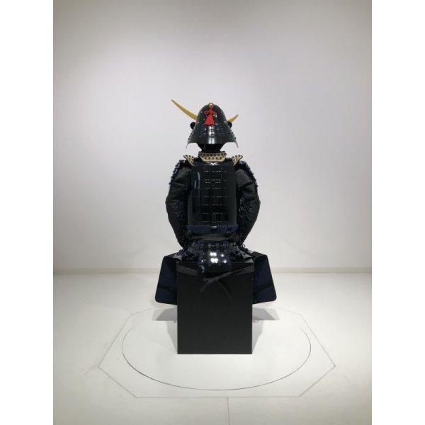 画像5: 3【O-074】濃紺糸威雲龍二枚胴具足 (5)