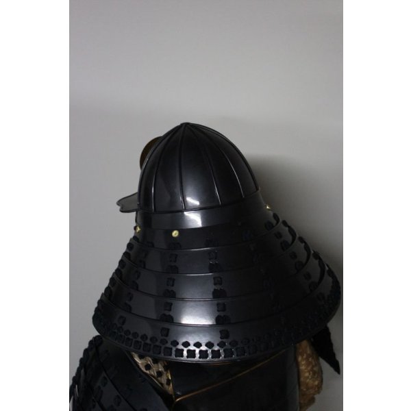 画像8: 10【O-042】黒糸威腰取二枚胴具足（くろいとおどしこしとりにまいどうぐそく） (8)