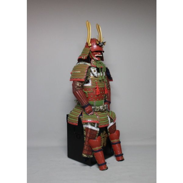 画像5: 15【O-028】蓬糸威伊予二枚胴具足  (5)