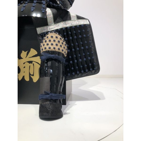 画像7: 3【O-074】濃紺糸威雲龍二枚胴具足 (7)