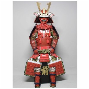 画像: 13【O-038】赤糸威大袖赤二枚胴具足 