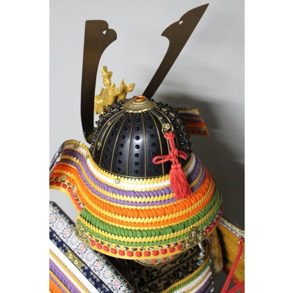 画像9: 17【O-025】色々威胸取仏二枚胴具足  (9)