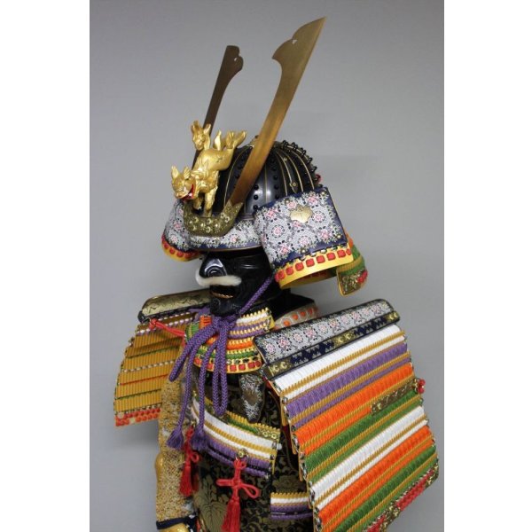 画像5: 17【O-025】色々威胸取仏二枚胴具足  (5)