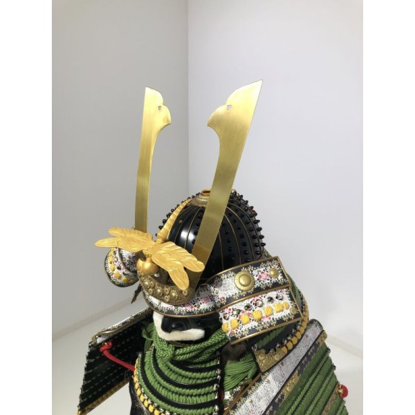 画像10: 16【O-027】蓬糸威菱綴二枚胴具足 (10)