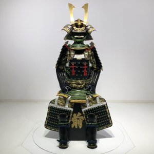 画像: 16【O-027】蓬糸威菱綴二枚胴具足