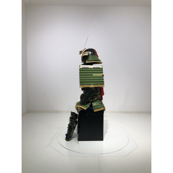 画像3: 16【O-027】蓬糸威菱綴二枚胴具足 (3)